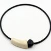 Collier Comète en céramique pour femme couleur ivoire