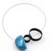 Collier Stella en céramique pour femme couleur turquoise
