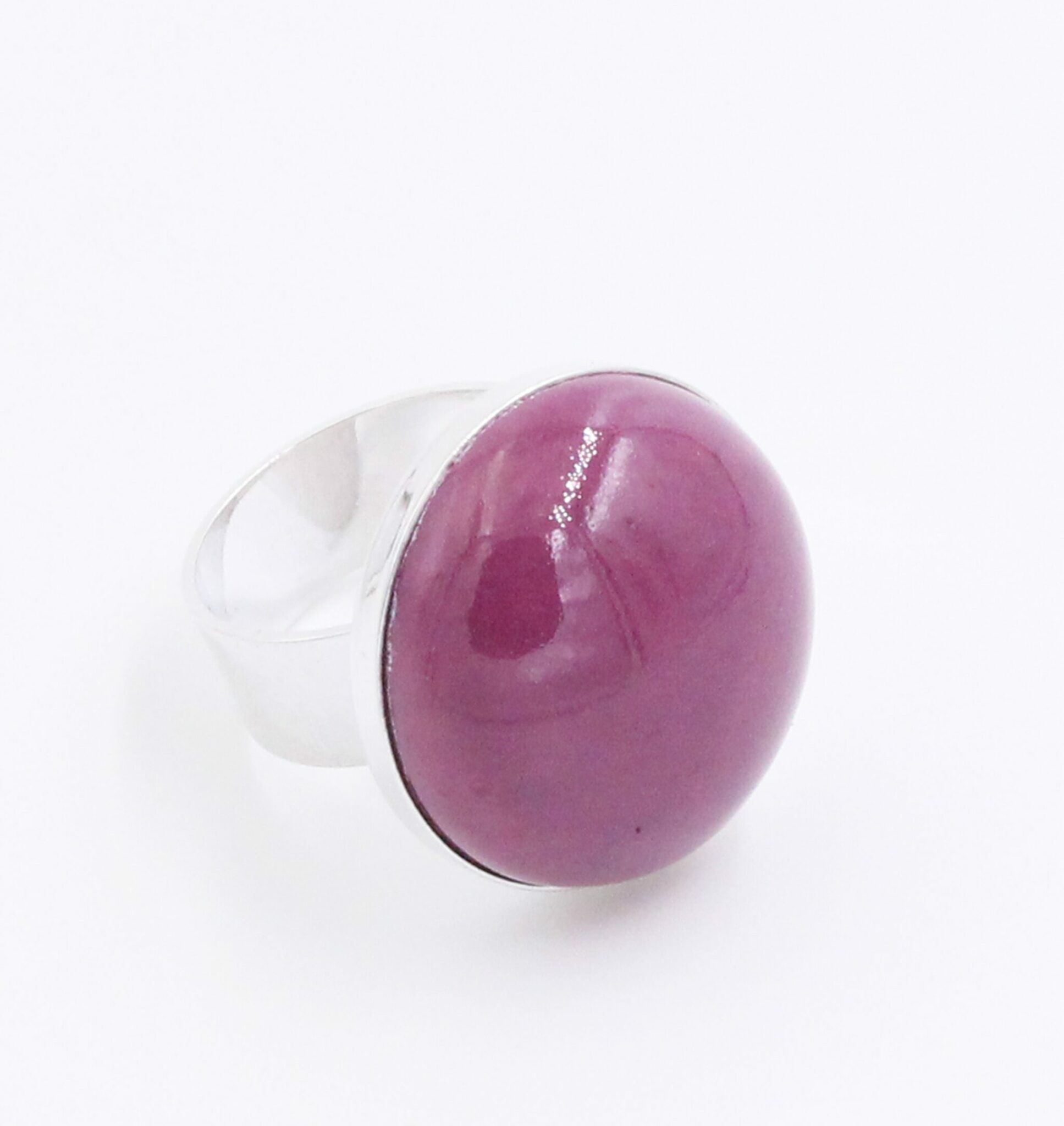 Bague 'bulle' unie