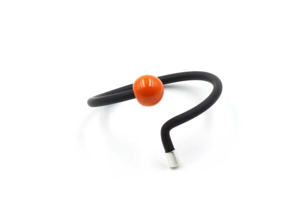 Bracelet Twist PVC en Céramique pour femme couleur orange