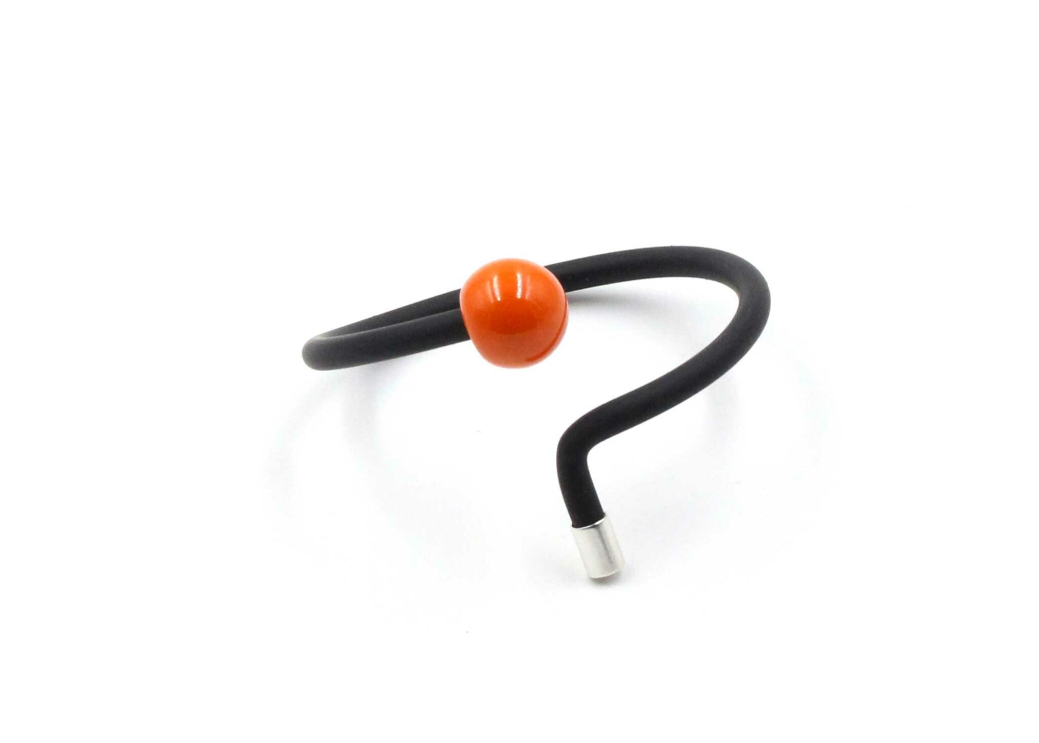 Bracelet Twist PVC en Céramique pour femme couleur orange