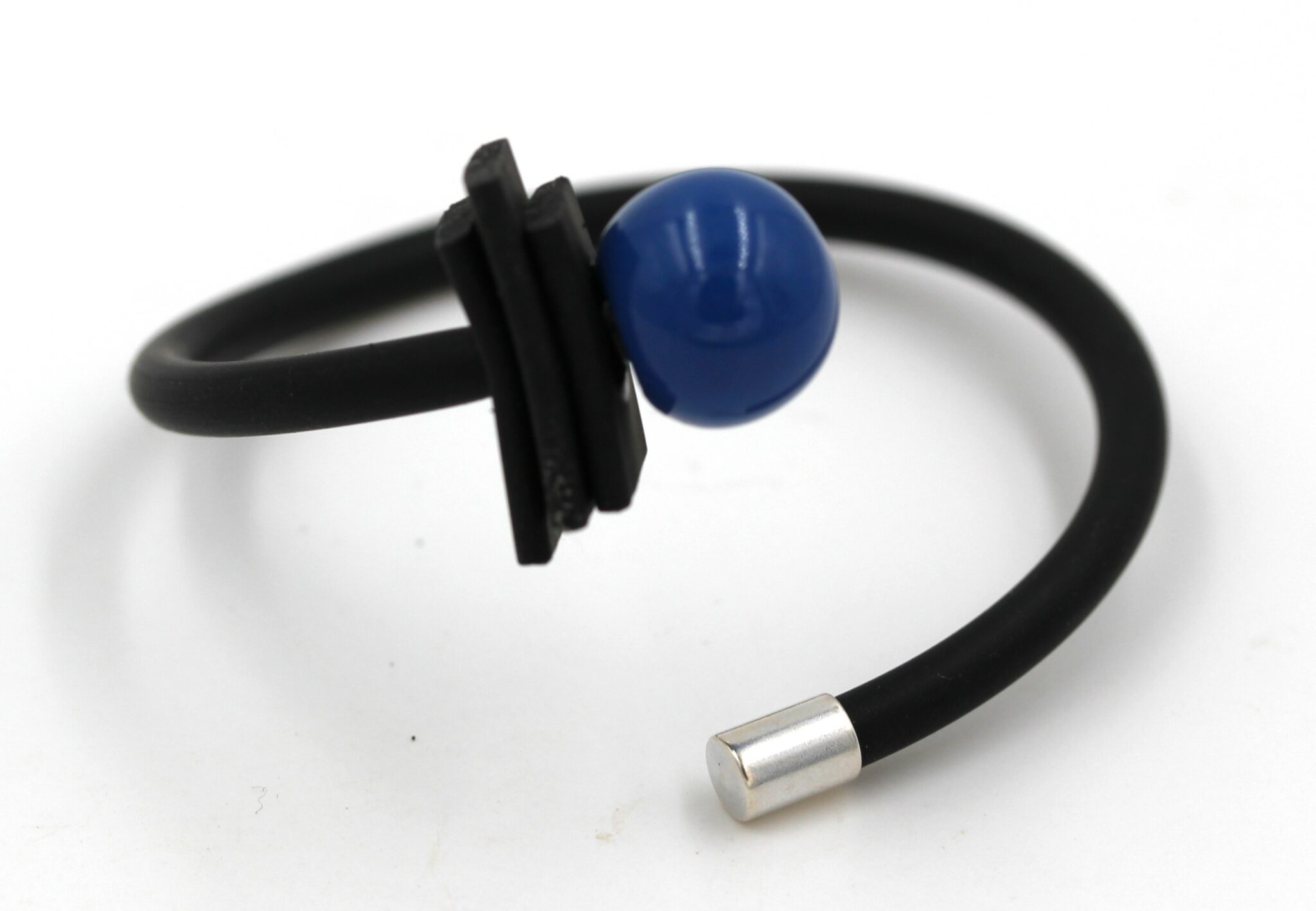 Bracelet Tribal PVC en Céramique pour femme couleur azur